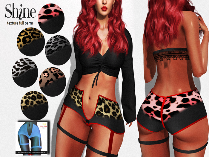 AJ   [SHINE FULL PERM] SHORTS MUCITA  _TEXTURE FULL PERM