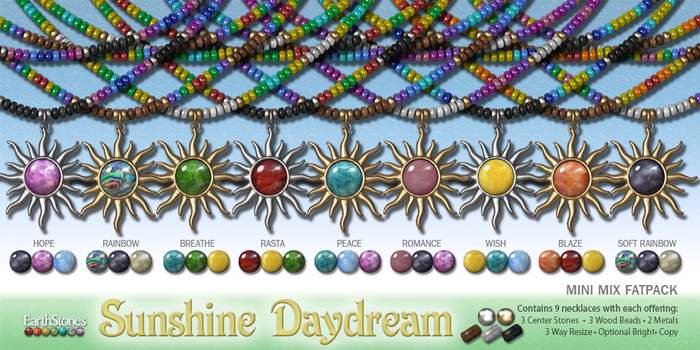 EarthStones Sunshine Daydream Necklace ~ Fatpack