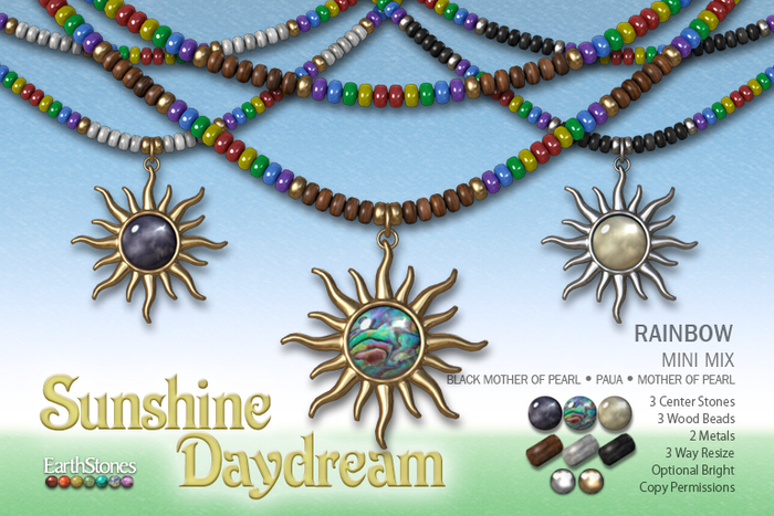 EarthStones Sunshine Daydream Necklace ~ Rainbow