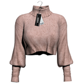 Emery Beatriz Cropped Sweater Rose