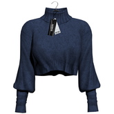 Emery Beatriz Cropped Sweater Midnight