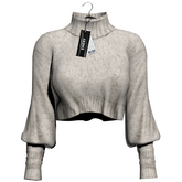 Emery Beatriz Cropped Sweater Bone