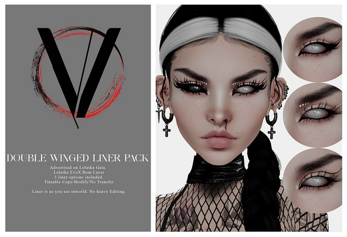 VEXXED - Double Winged Liner Set [ADD to Unpack]