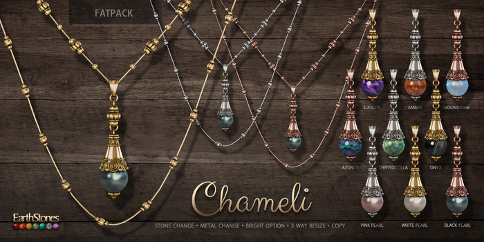 EarthStones Chameli Necklace ~ Fatpack