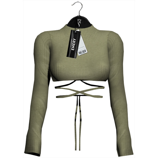 Emery Churba Top Olive