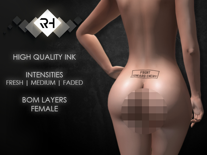 .:RH:. Front Toward Enemy Tattoo