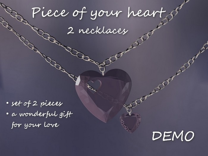 VV Necklace No.1 - Piece of your heart DEMO
