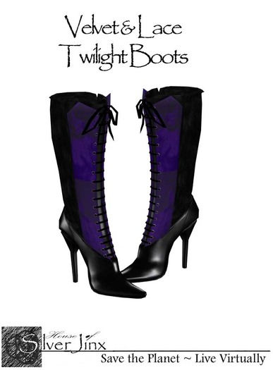 Velvet & Lace Twilight Boots