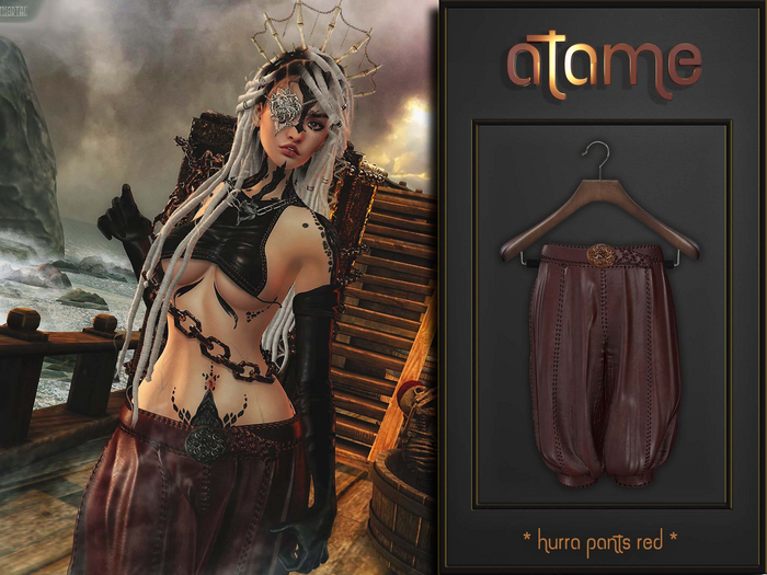 AtaMe - Hurra Pants Red