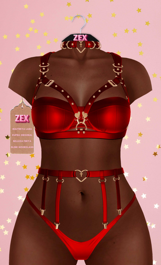 Love Harness lingerie _ Blood