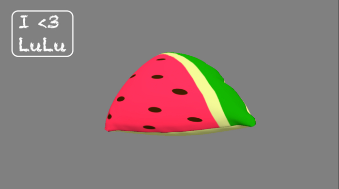 Full Perm Watermelon Floater/Pillow