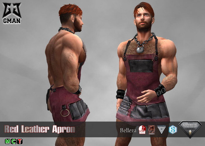 [GMan] ES - Red Leather Apron