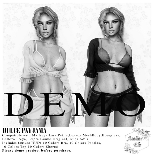 * DEMO * {AE}  DULCE  PAYJAMA