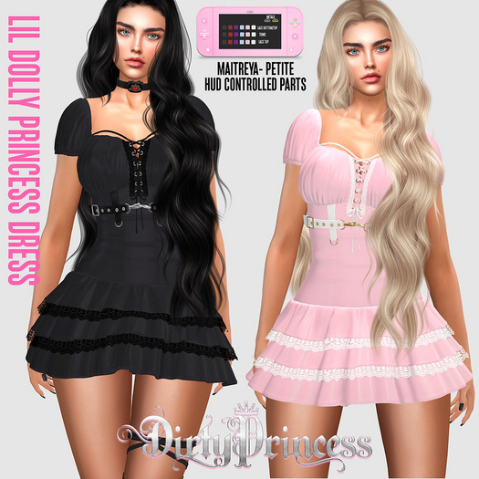 strapless open back dress Runaway Princess Dress – Fairy Tong main image 0