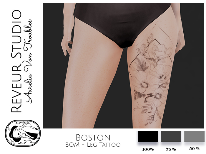 [Reveur Studio] Boston - Tattoo BOM