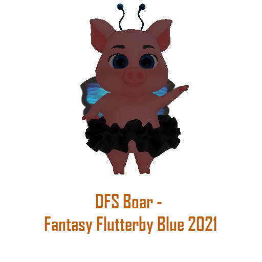 DFS Boar - Fantasy Flutterby Blue 2021