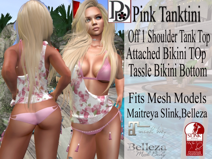 !PD-Pink Tanktini Set