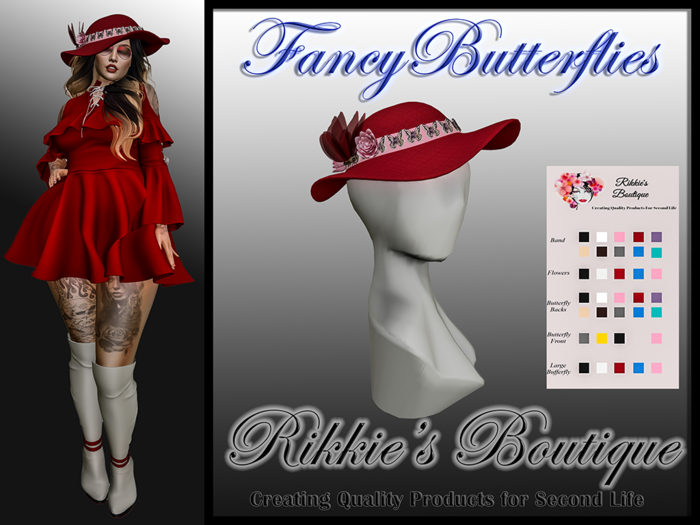 Fancy Hat Butterfly Edition [Red]