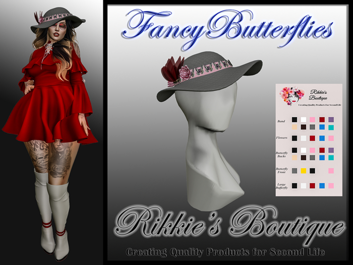 Fancy Hat Butterfly Edition [Grey]