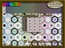 Retro Geometry Combo Seamless Texture Set