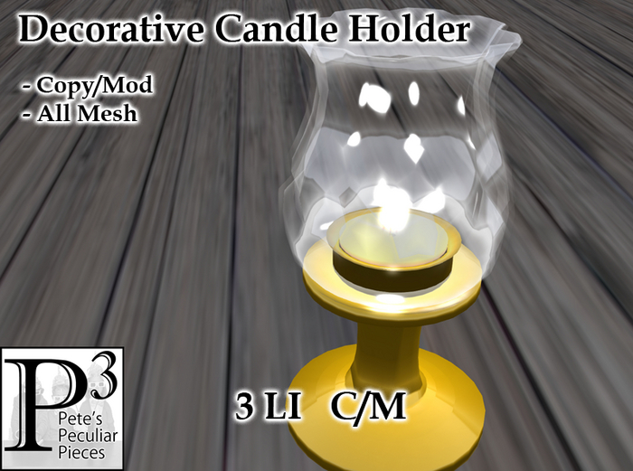 [P3] - Decorative Candle Holder