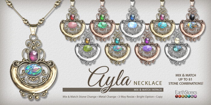 EarthStones Ayla Necklace ~ Fatpack