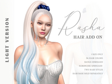 [NR] RASHA HAIR ADD ON - LIGHT VERSION