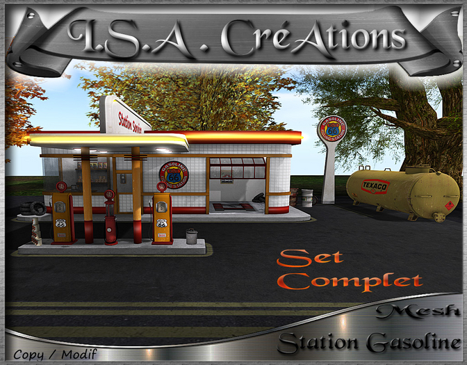 Station Gasoline  * Mesh * BOX