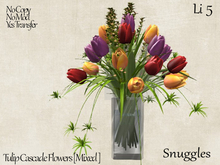Tulip Cascade Flowers [Mixed ] 