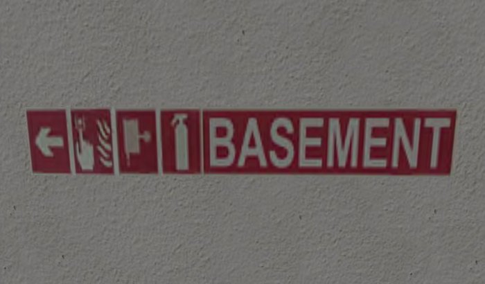 basement sign