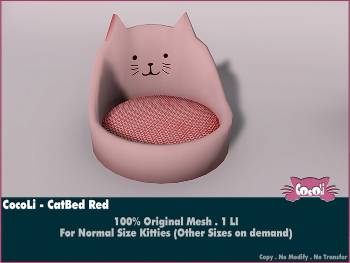 CocoLi - CatBed Red