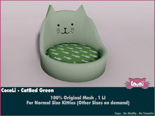 CocoLi - CatBed Green