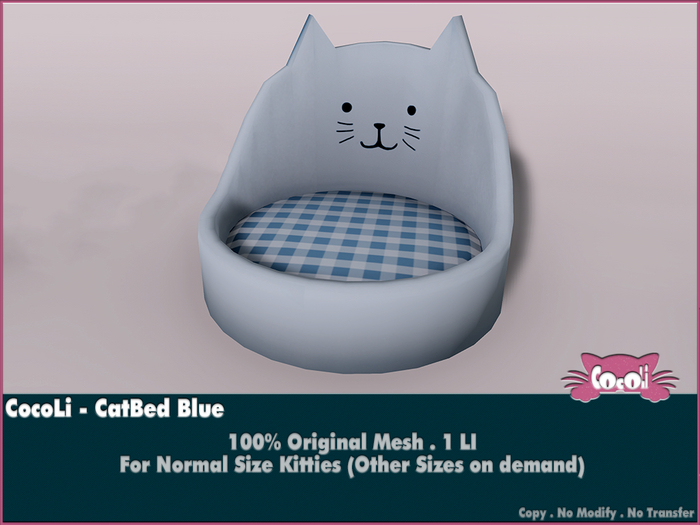CocoLi - CatBed Blue