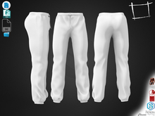 Dae Obj FBX Men's Track Suit Bottom Slink Male, Belleza Jake, Signature Gianni, Legacy Male