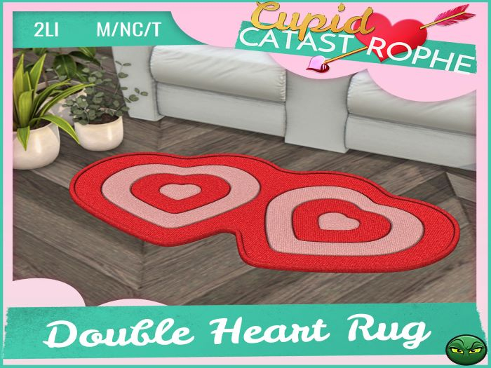 MadPea Double Heart Rug