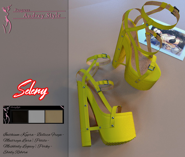 .:: AS ::.  Seleny Ankle Boots - Yellow  