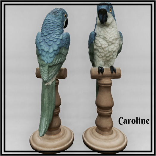 [M] Parrot statue "Caroline"