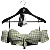 Emery Dua Top Checked Pistacho