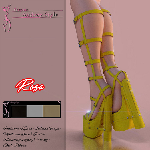 .:: AS ::. Rosa Boots - Yellow   