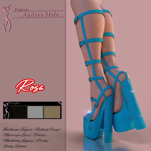 .:: AS ::. Rosa Boots - Aqua  