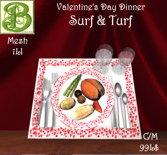 Valentine Surf & Turf Dinner, 1LI