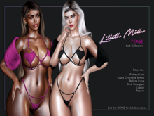 Lilleth Mills x TEASE Lingerie [DEMO] - Soft Collection for Maitreya Kupra Bimbo Freya Legacy Hourglass Reborn 