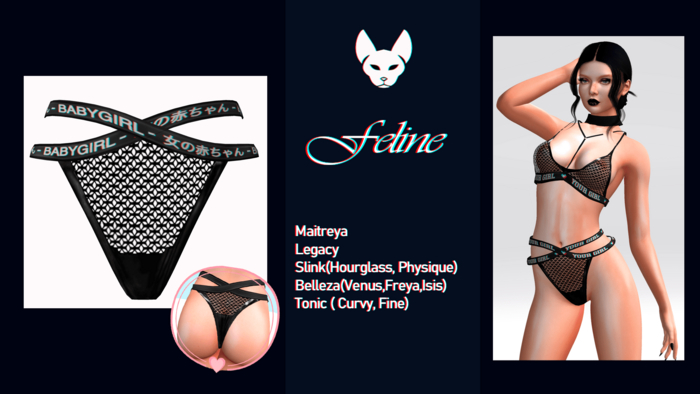 Feline - Panties Fishnet - Baby Girl