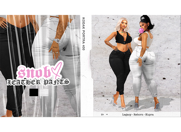 SNOB \\ Leather Pants - Fatpack