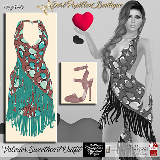 DPB Valeries Sweetheart Outfit - 11 *Maitreya, Hourglass, Physique & Freya Only*