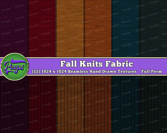 Peeps Textures Fall Knits Fabric