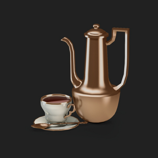 {af} Tiffany Tea Pot RARE