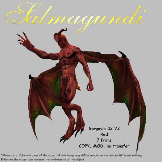 Gargoyle 02 V2 - RED