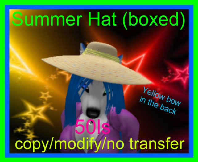 Summer hat(boxed)