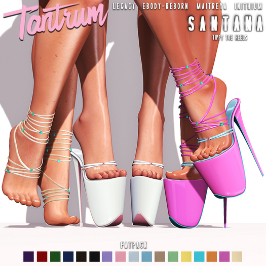 Tantrum - Santana Tippy-Toe Heels - Fatpack DEMO